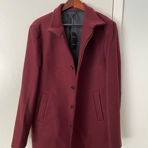 Club Monaco Loukas Funnel Neck Coat - Size 42